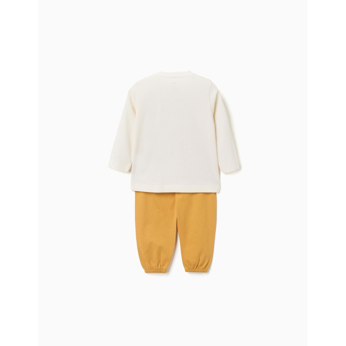 Pyjama à manches longues avec imprimé de voitures de course blanc, ZIPPY