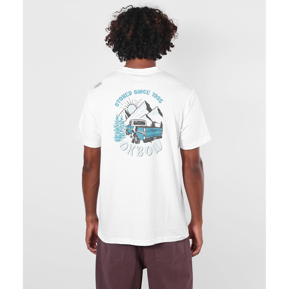 Tee-shirt manches courtes MOUNTAIN white, OXBOW