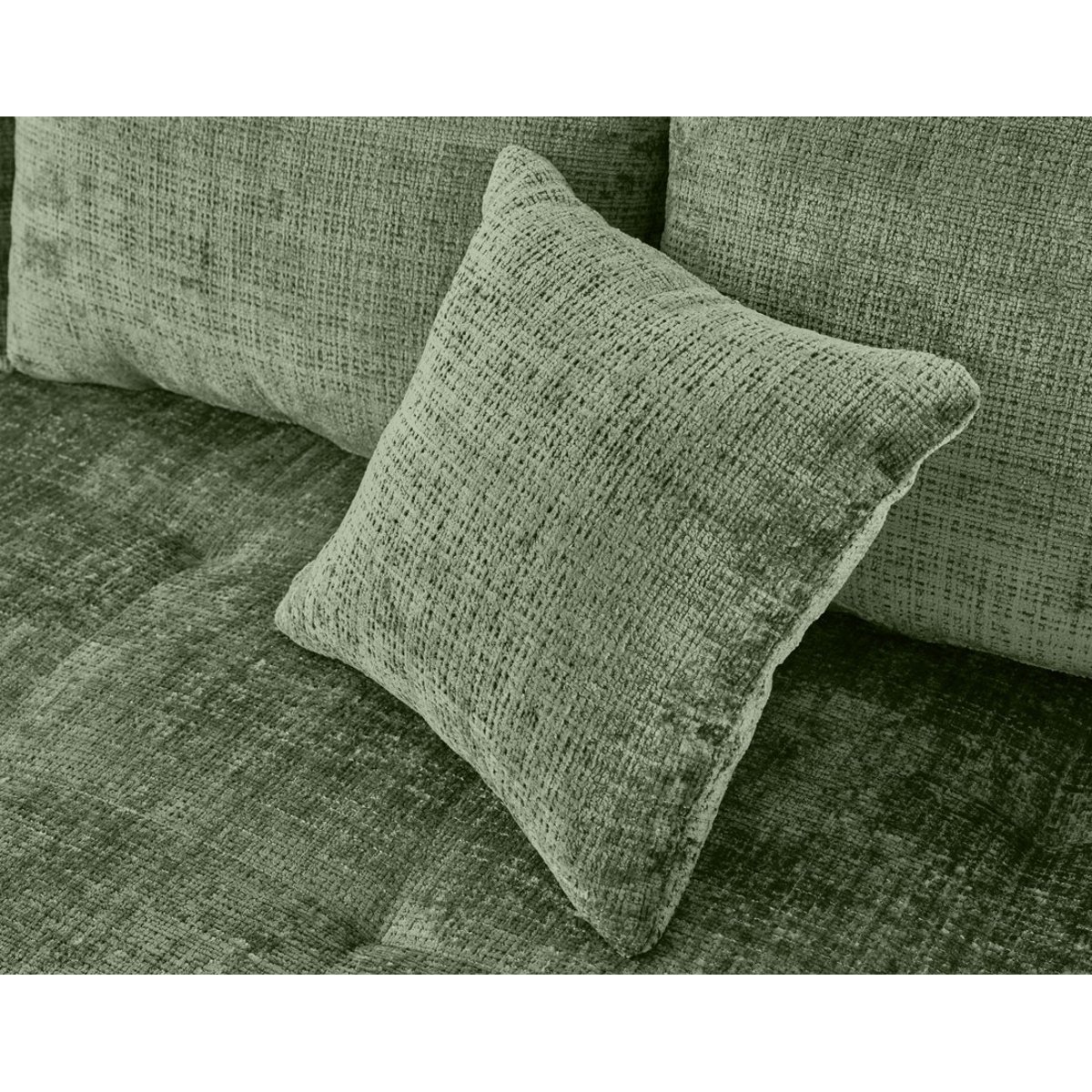 Canapé d'Angle droit 4 places - RUNE vert sauge, BEST MOBILIER