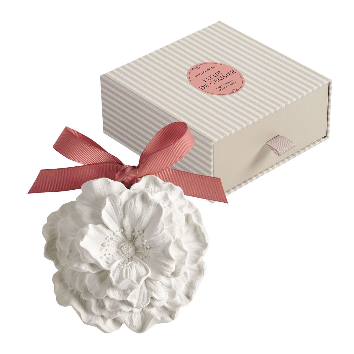 Décor parfumé Grande Fleur - FLEUR DE CERISIER blanc, MATHILDE M