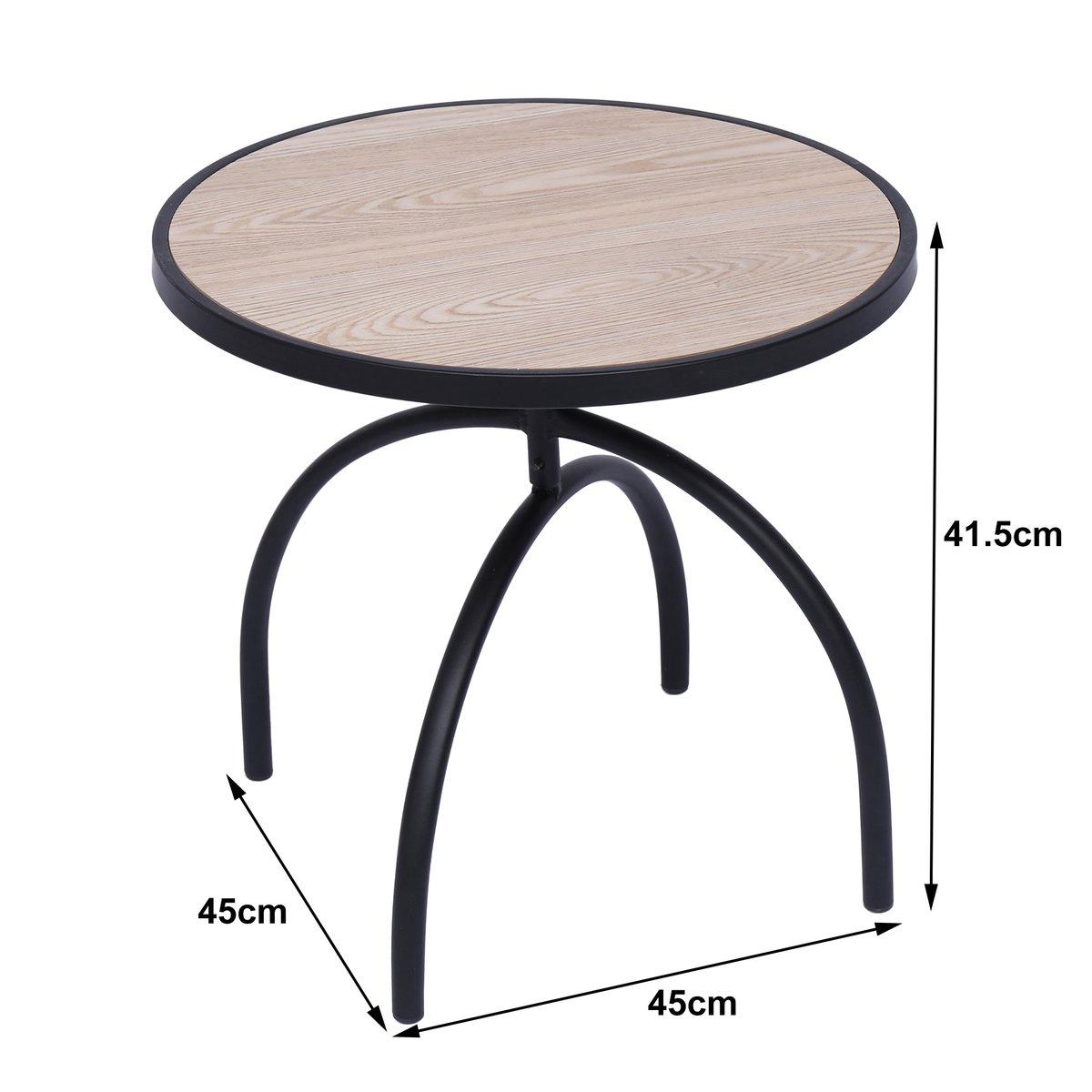 Table d'appoint, métal, YOKI marron, NORDLYS