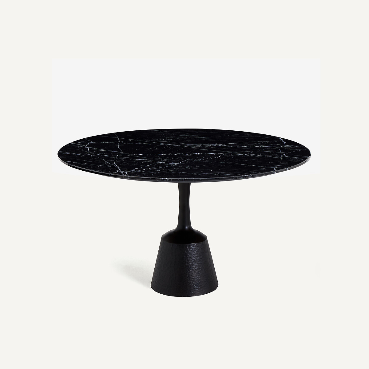 Plateau de table rond marbre diamètre 137 cm, ROUNDO marbre noir, AM.PM