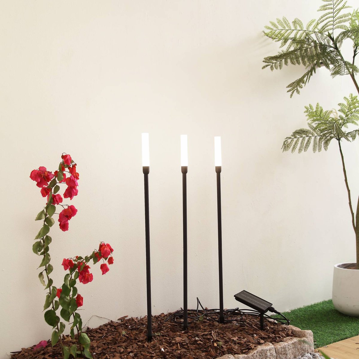 en aluminium moderneLED, Balian noir, blanc, LINDBY