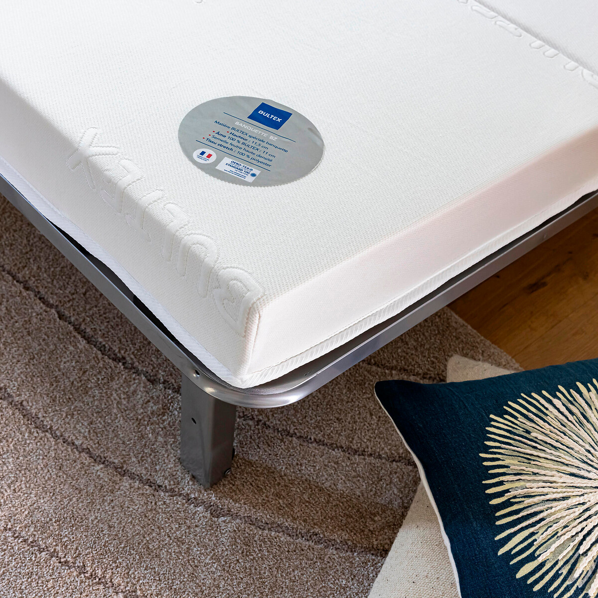 Materasso 100% materiale Bultex, speciale divano BZ avorio, BULTEX