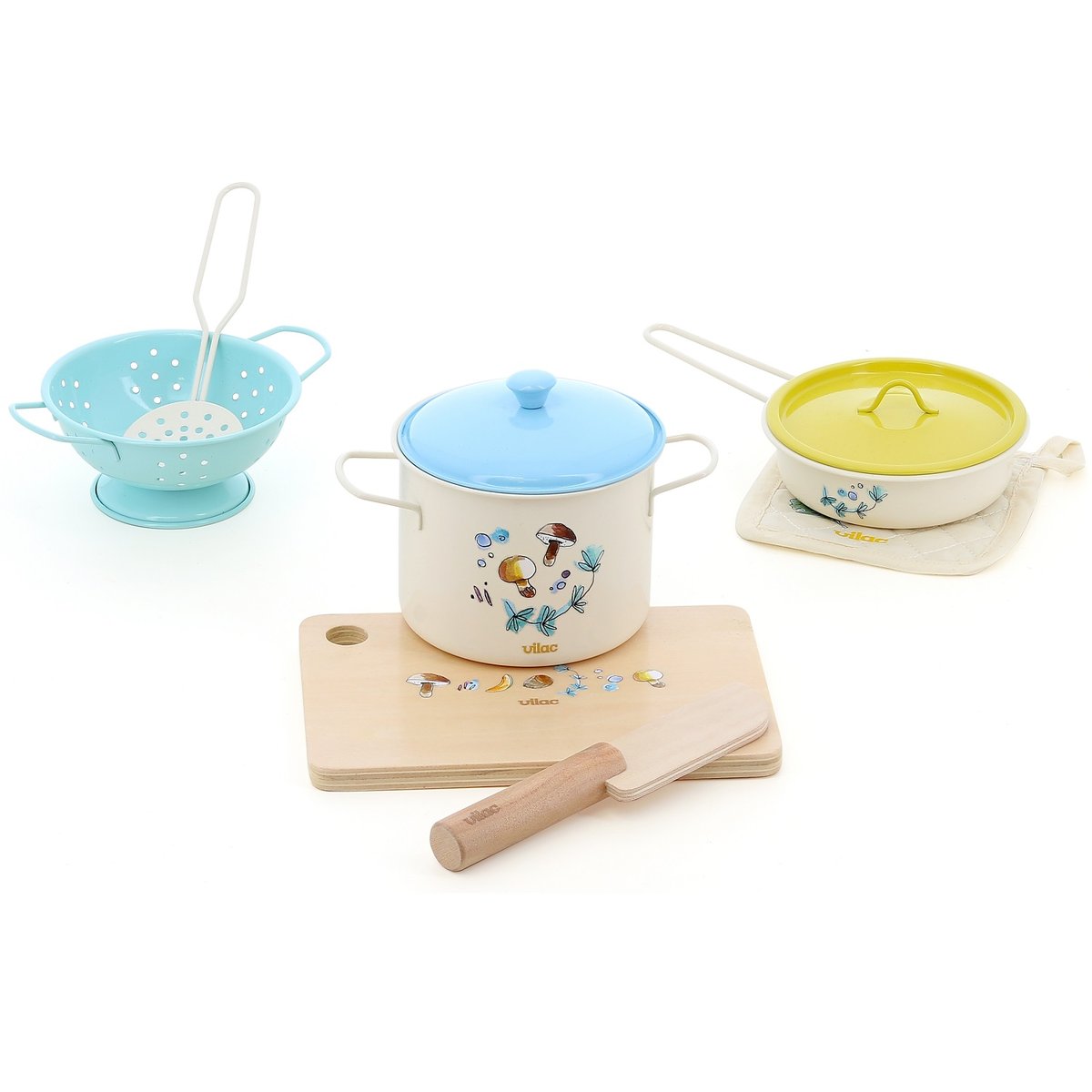 Set d'ustensiles de cuisine beige, VILAC