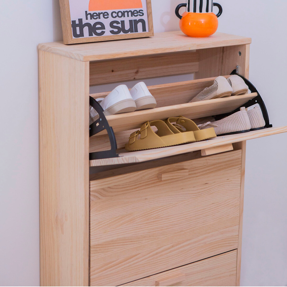 Armoire à chaussures - Natura bois clair, EUROPE & NATURE