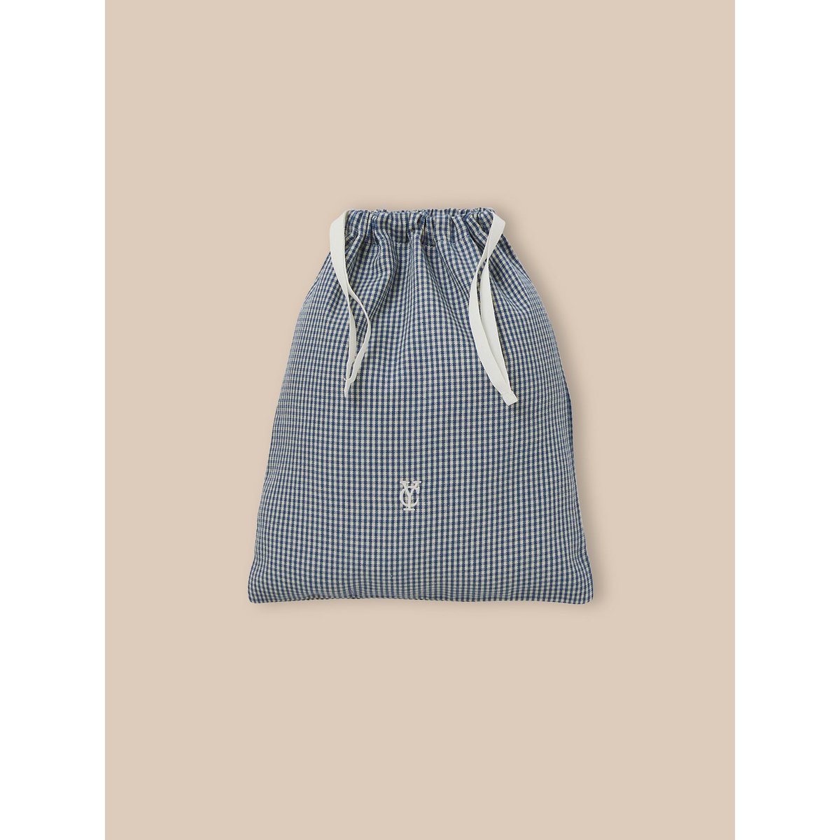 Pyjama bi-matière vichy vichy bleu, CYRILLUS
