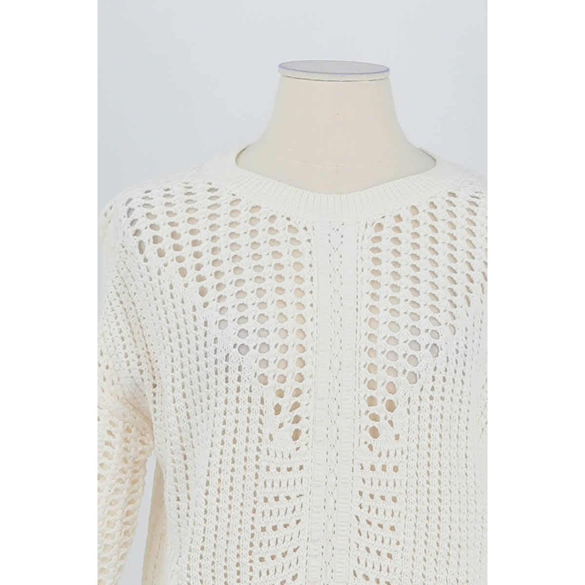 Pull - Bon État blanc, MAJE