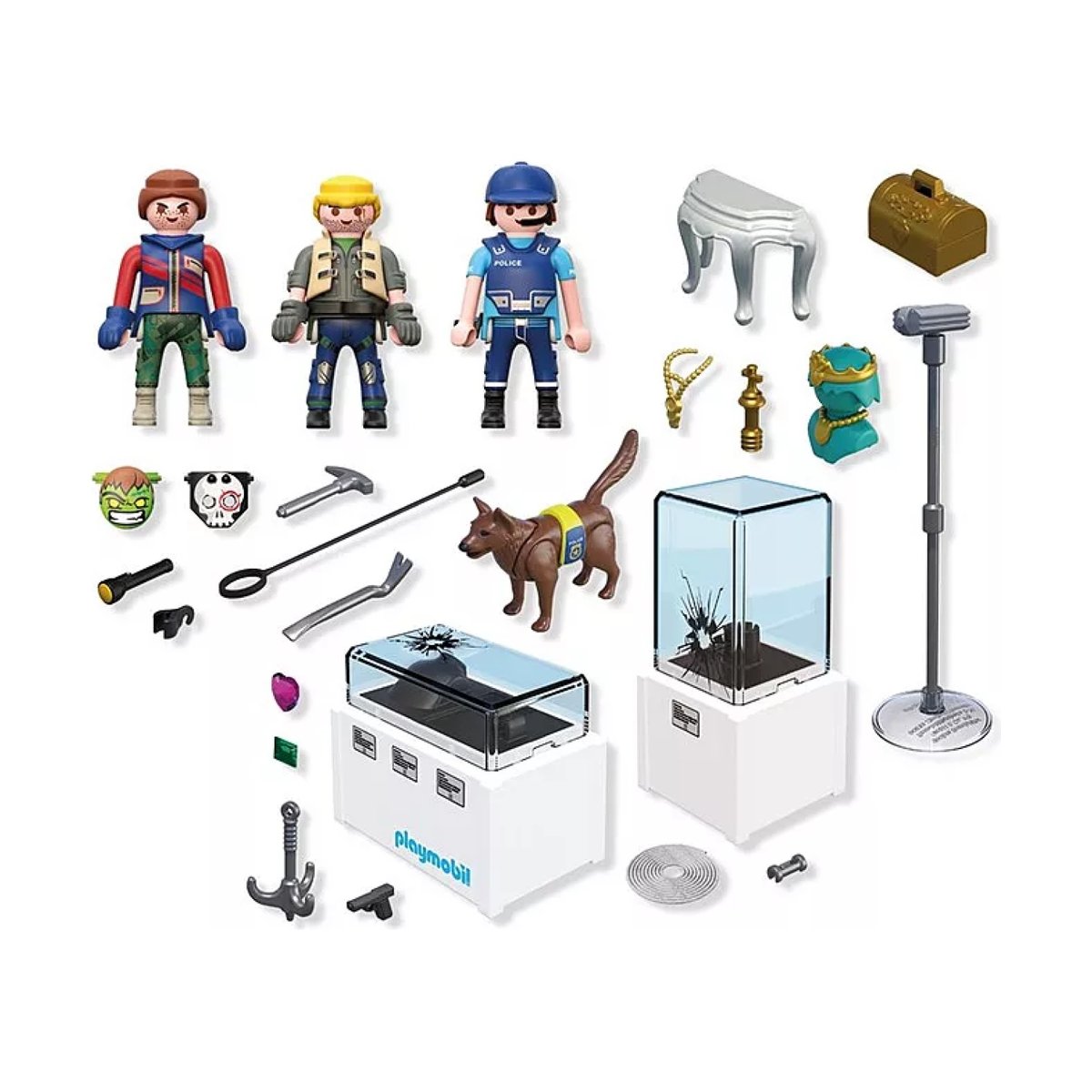 City Action Arrestation de cambrioleurs au musée multicolore, PLAYMOBIL