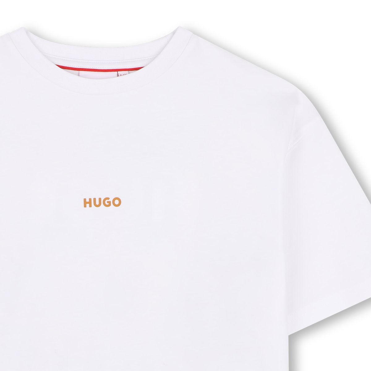 Tee-shirt manches courtes blanc, HUGO KIDSWEAR