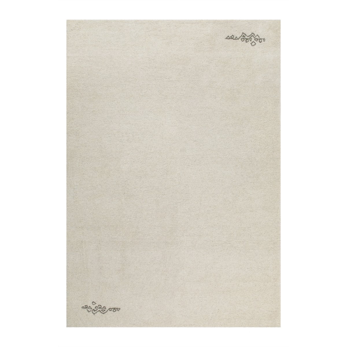 Tapis en laine tufté main ,  HAMPTONS FORTYFOUR blanc crème, WECON HOME