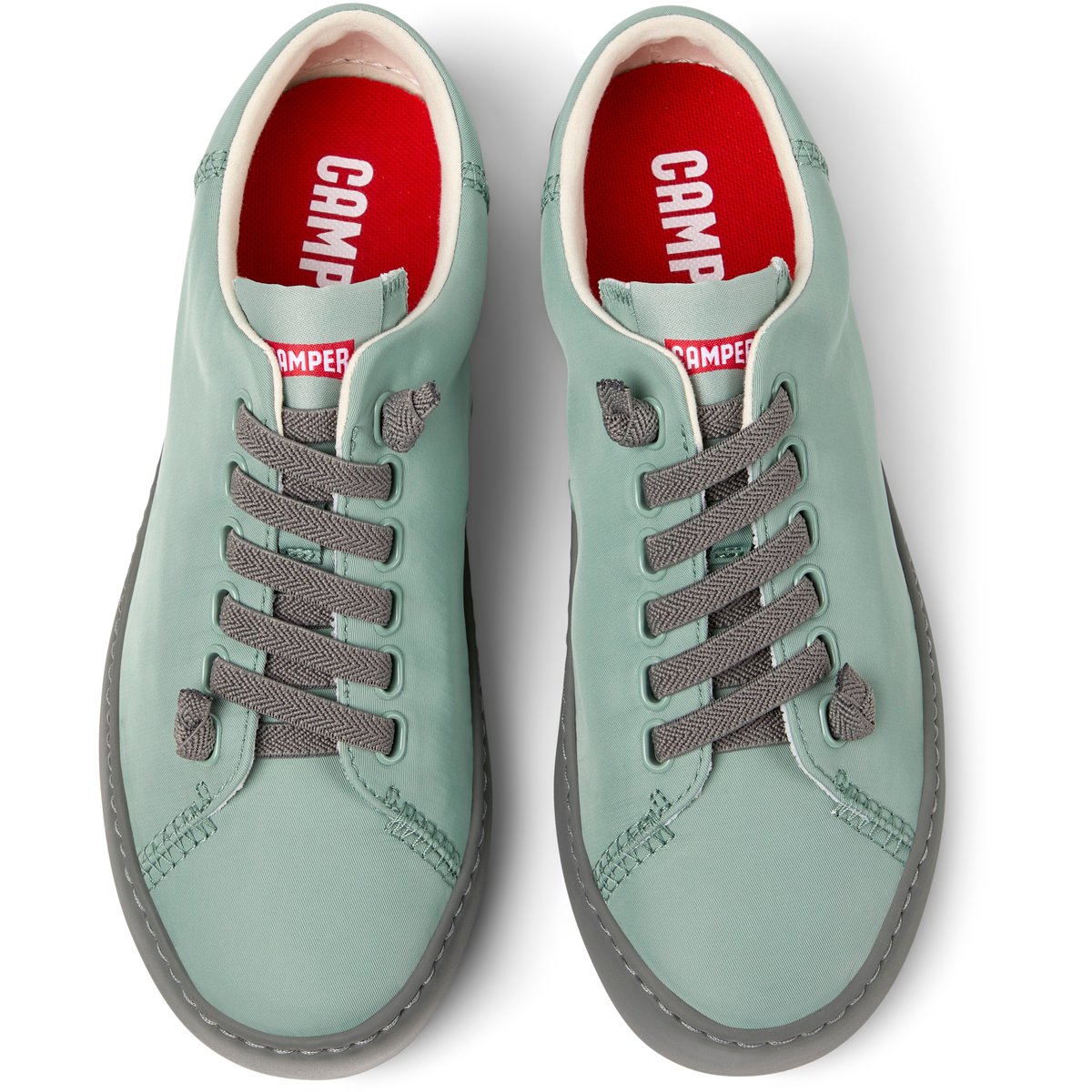 Baskets Peu Touring vert moyen, CAMPER