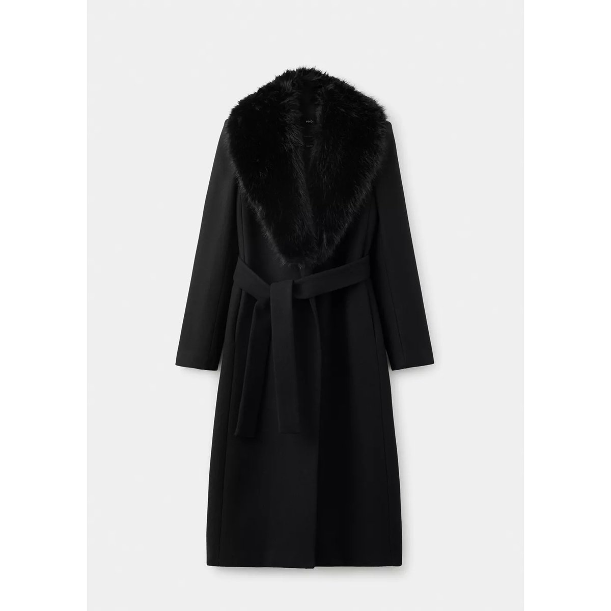COAT DOLCE noir, MANGO