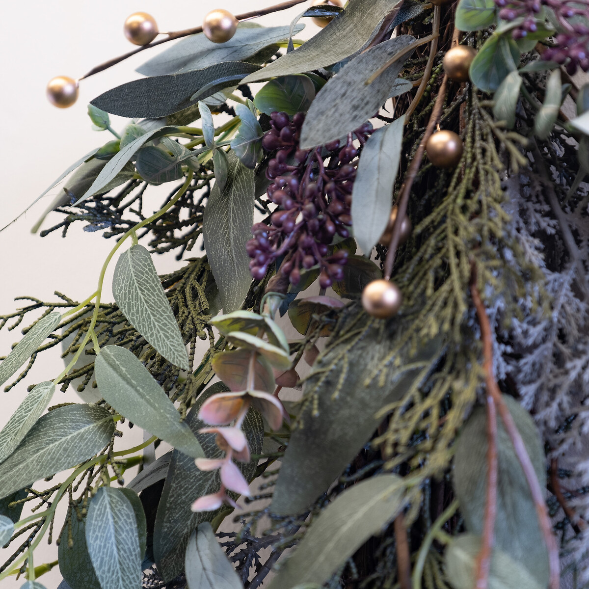 55cm Rustic Eucalyptus Swag green, SO'HOME