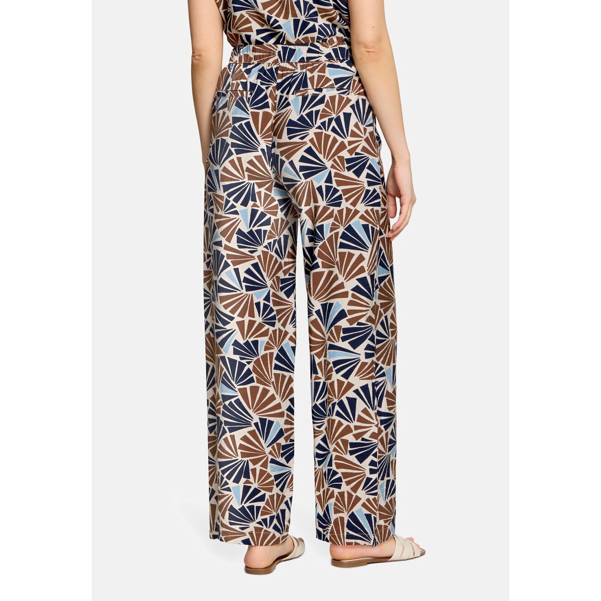 Pantalon à enfiler à imprimé nature/brown, BETTY & CO