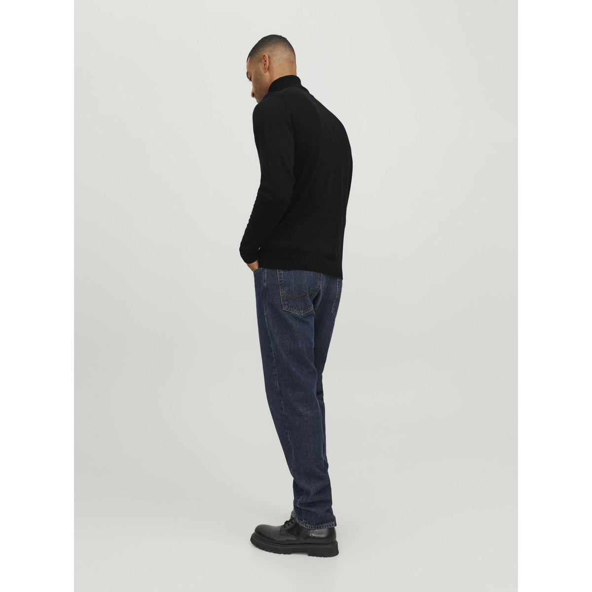 Col Roulé black 1, JACK & JONES
