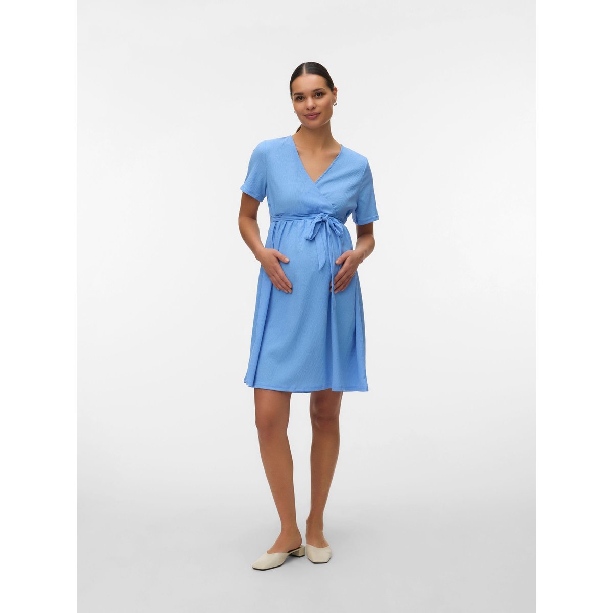 Robe cornflower blue, MAMA LICIOUS