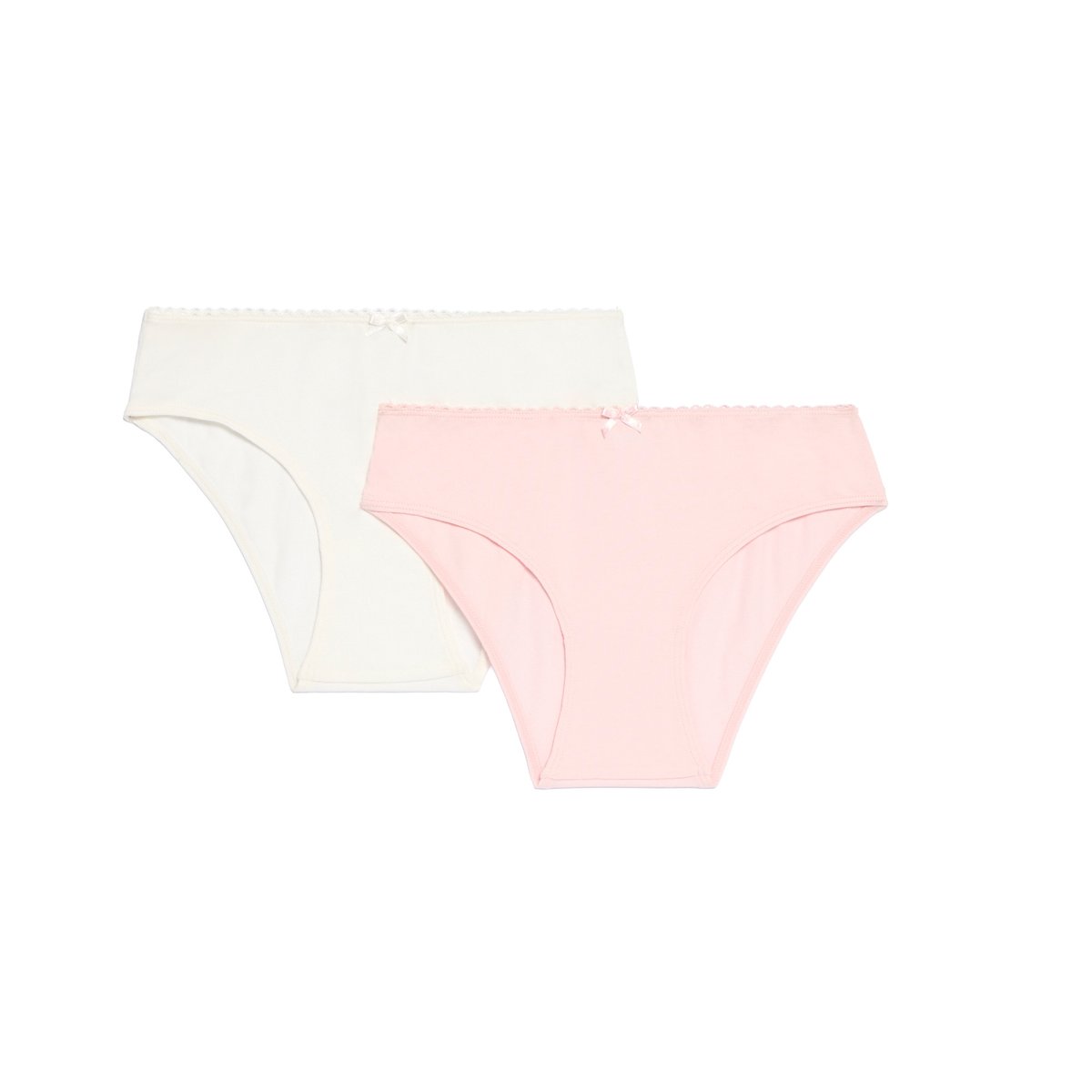 Lot de 2 culottes ados en coton TWEENIZ rose, UNDIZ