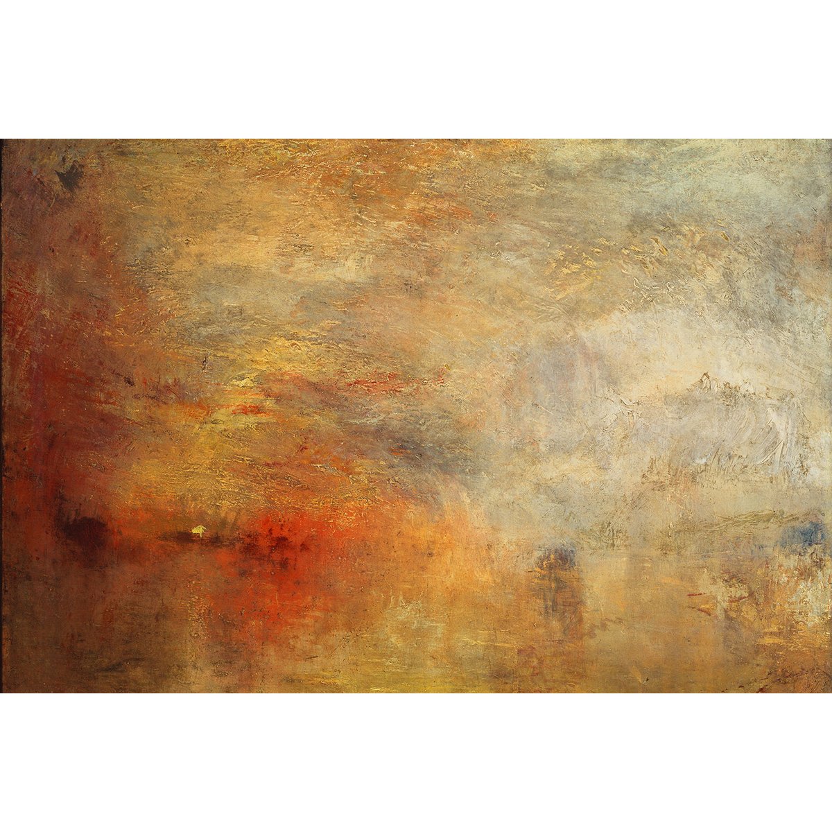 Tableau célèbre de Joseph Mallord William Turner tableau alu dibond, HEXOA