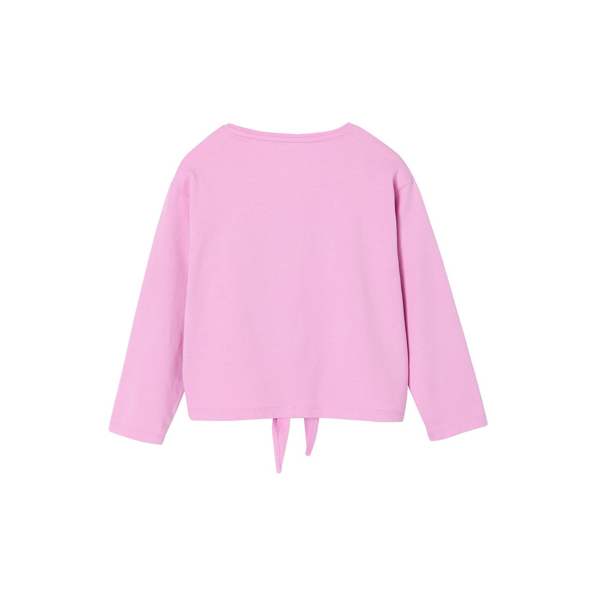 T-shirt à nouette mauve, VERTBAUDET