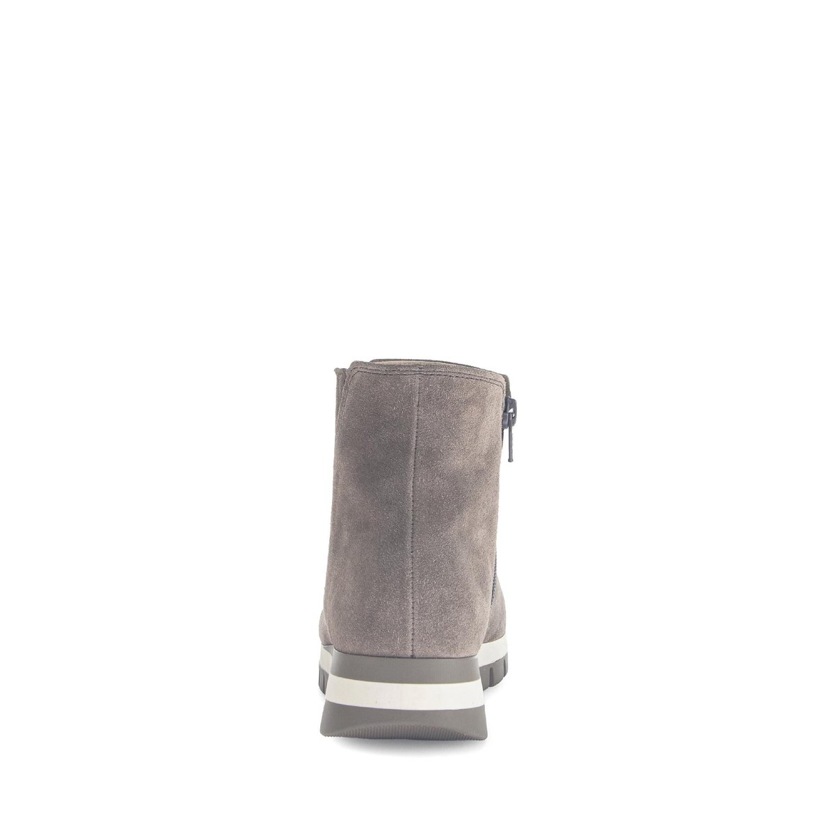 Bottines en cuir à talon compensé marron, GABOR