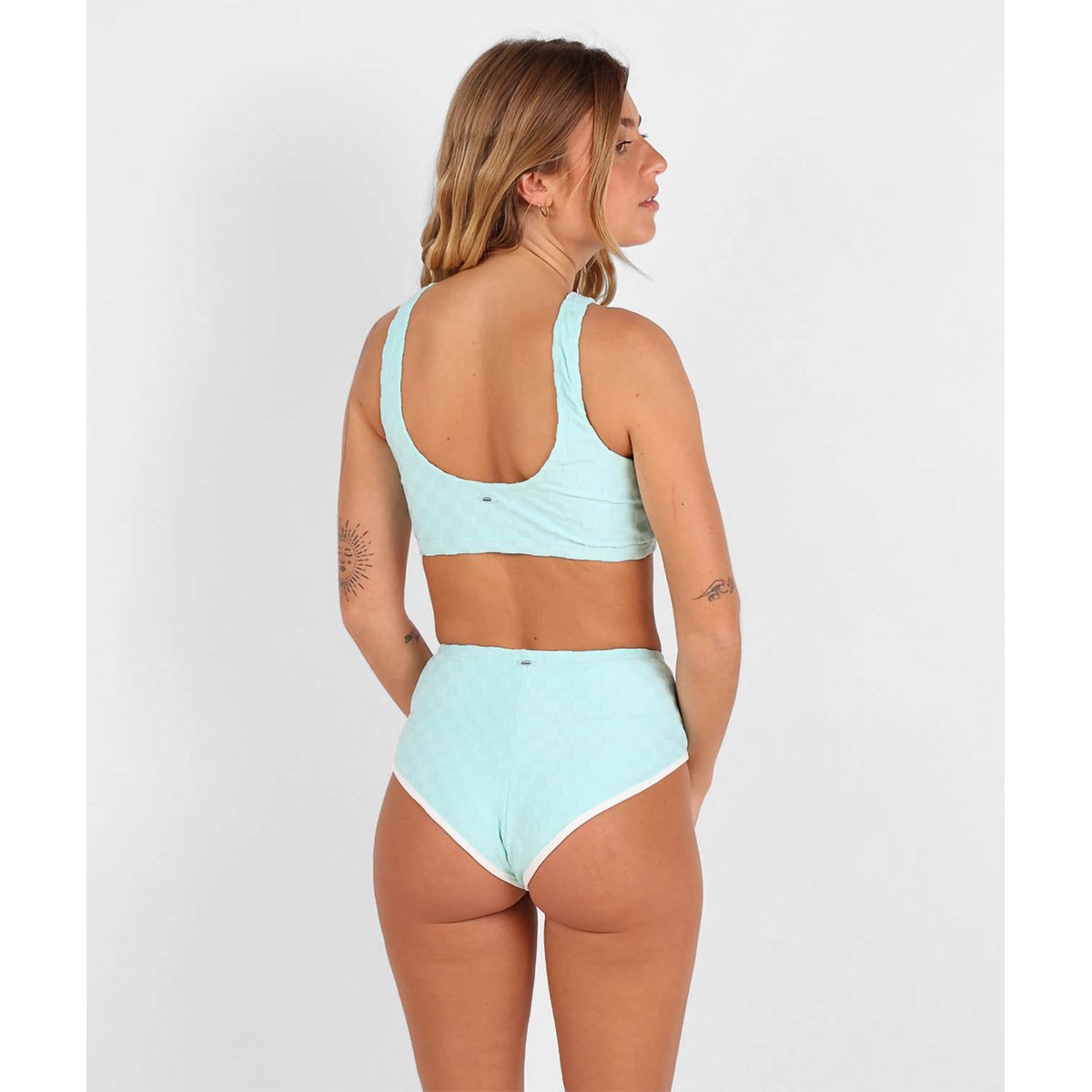 Culotte surf jacquard éponge DAMS turquoise, OXBOW