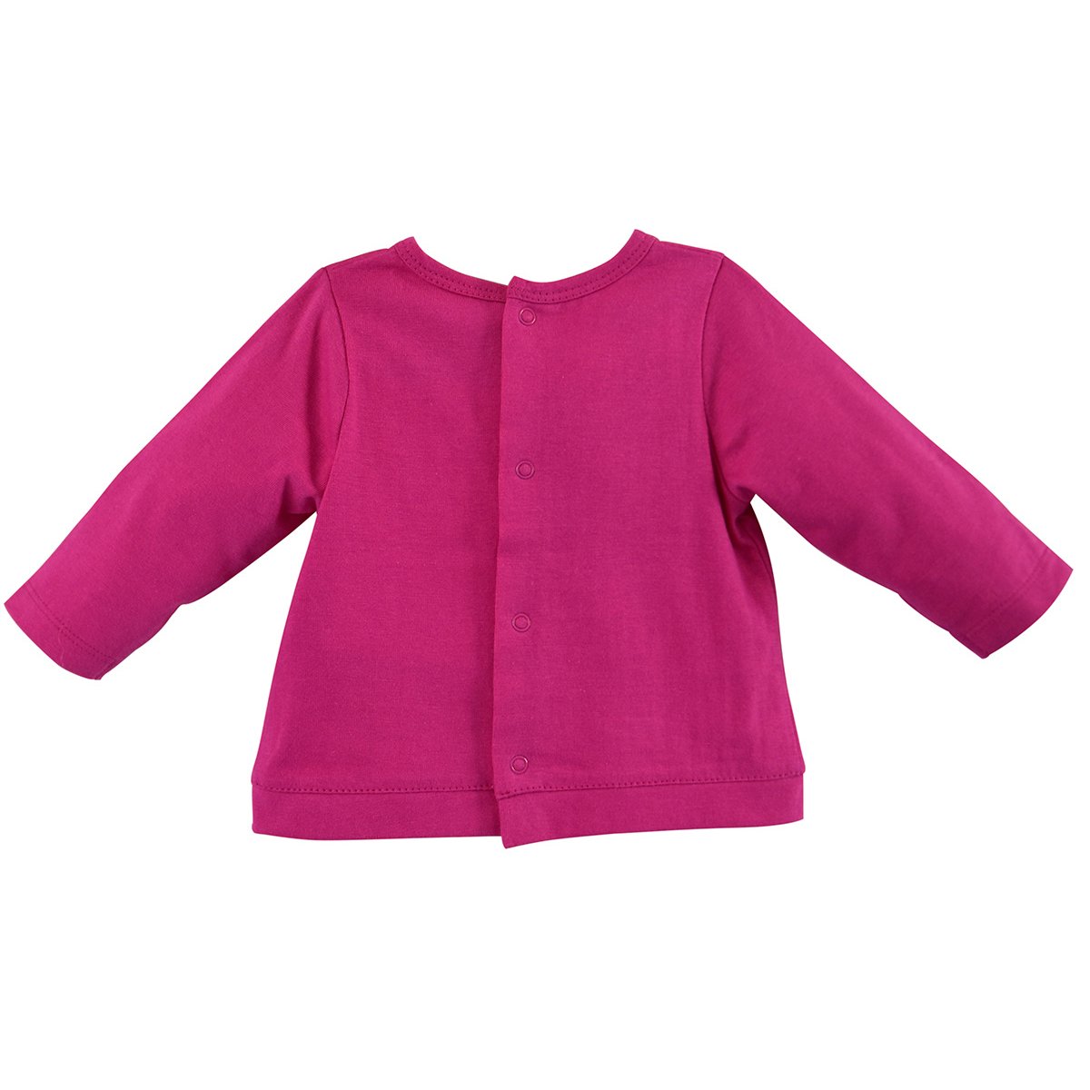 T-shirt manches longues rose happy rose, SUCRE D'ORGE