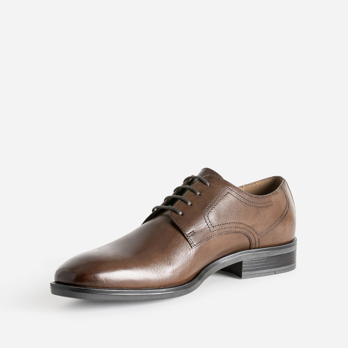 Derby en cuir CHEN marron, ERAM