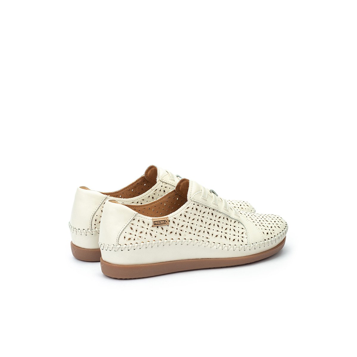 Chaussures plates cuir Cadaques nata, PIKOLINOS