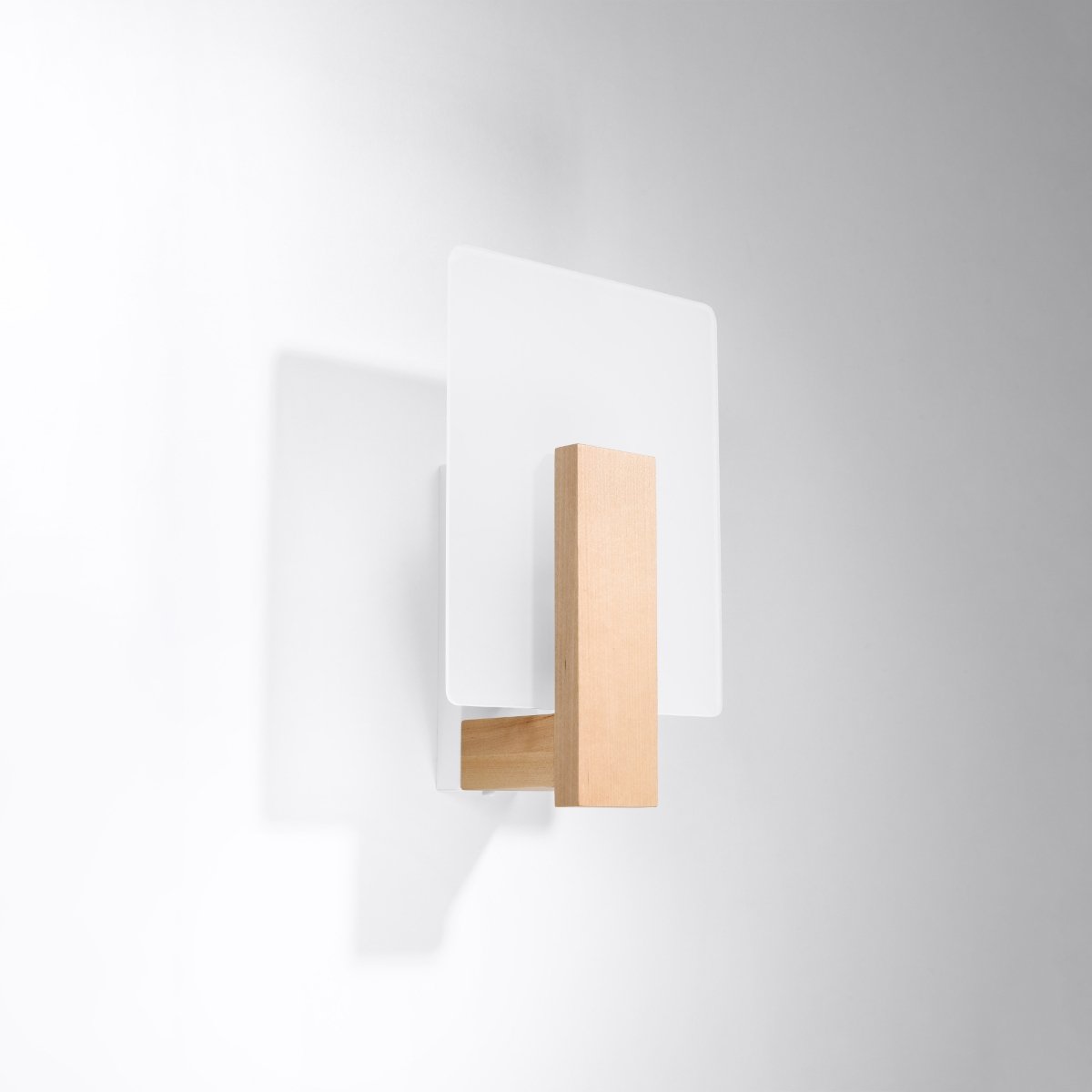Applique Bois Bois Naturel E14 1 Lappo marron, EDEN