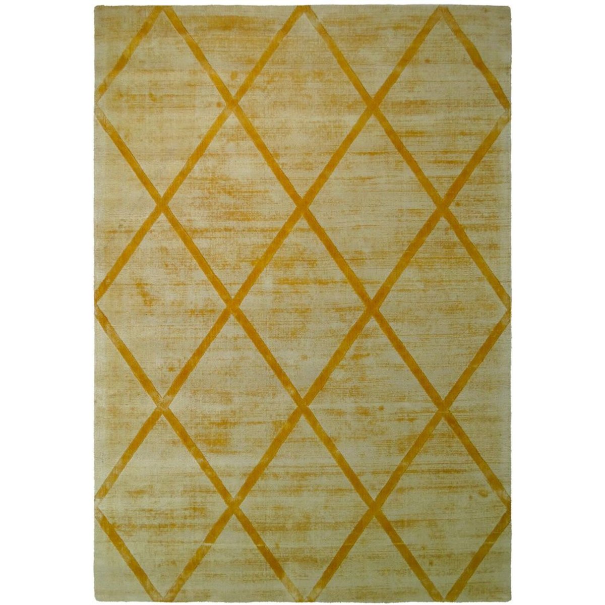 Tapis en viscose fait main, LUXE jaune, ARTE ESPINA