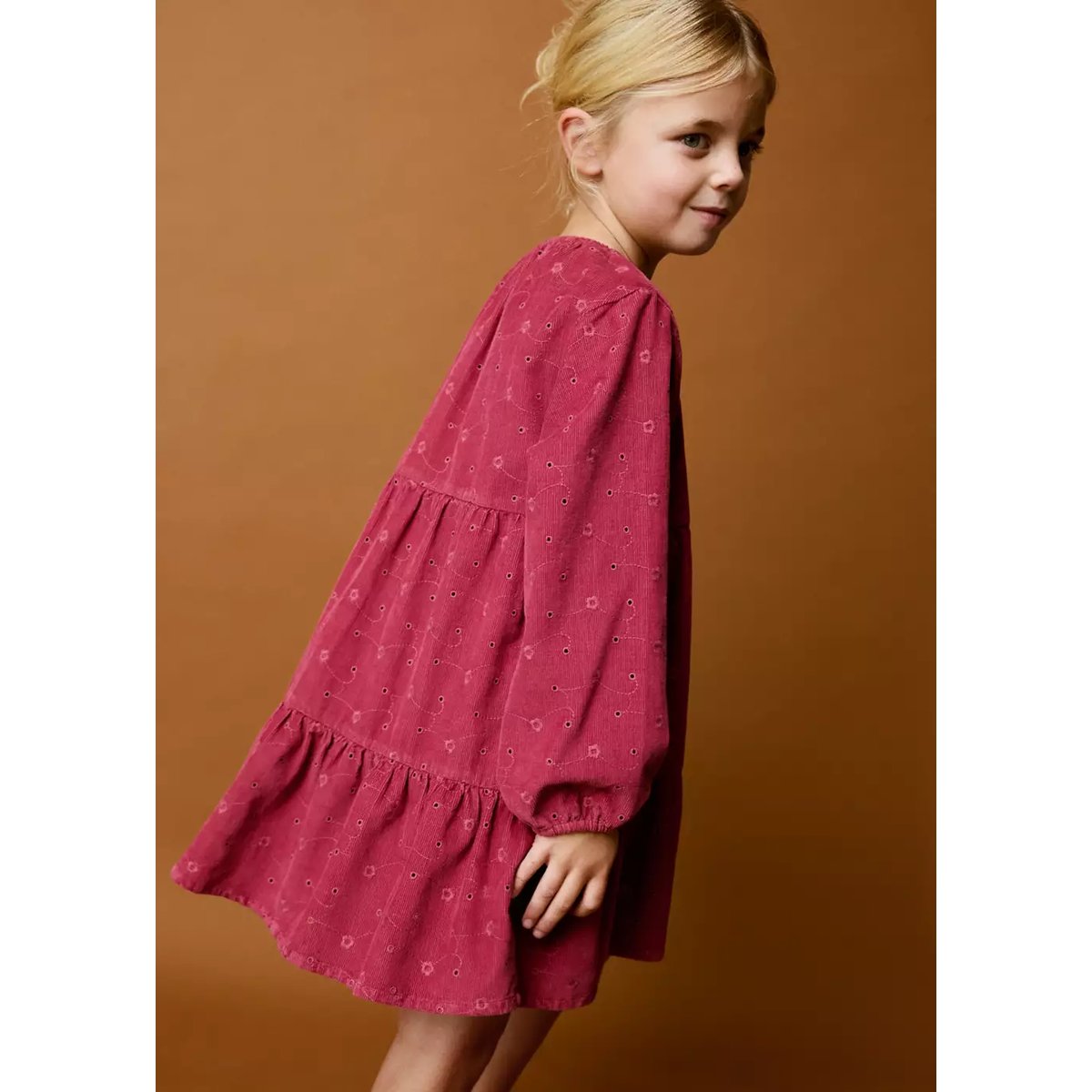 Robe cadeni rouge, MANGO BABY