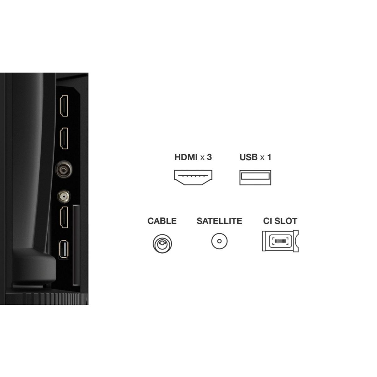 TV QLED 65T6C (2026) 65" (165 cm) couleur unique, TCL