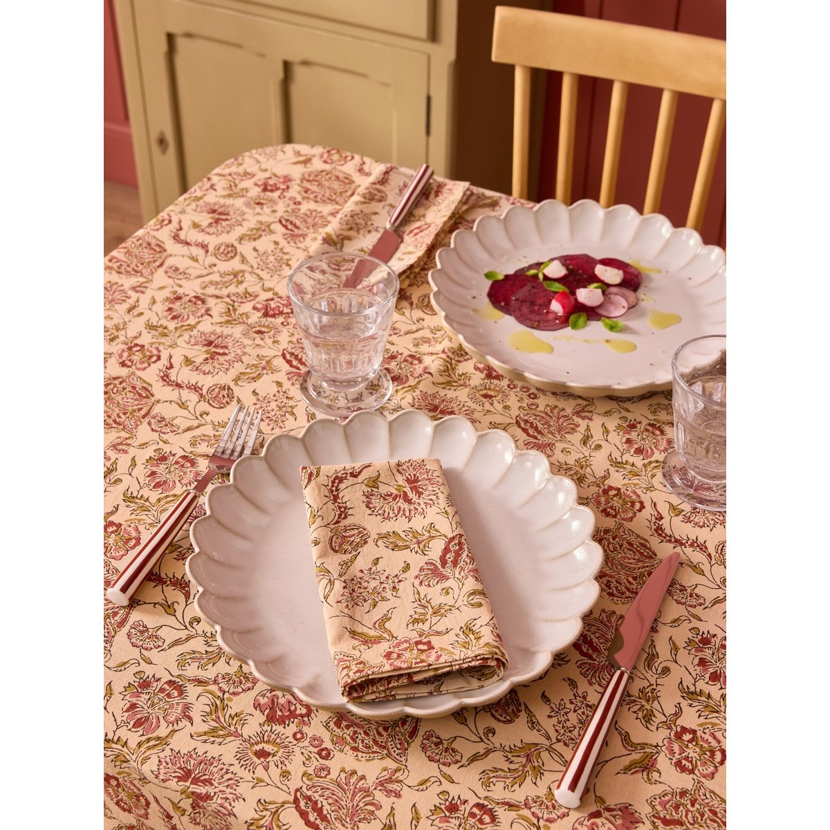 Serviettes de table imprimé Penjab par lot de 4 imprimé penjab, CYRILLUS