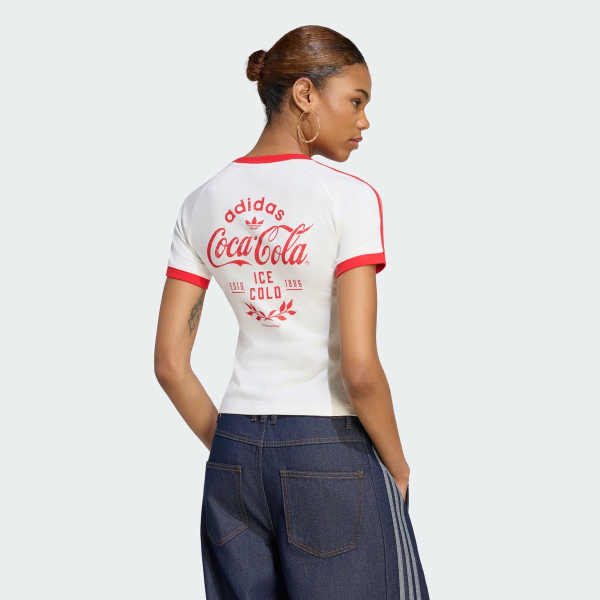 T-Shirt Adidas X Coca-Cola 3 Bandes T-Shirt Adidas X Coca-Cola 3 Bandes core white, adidas Originals