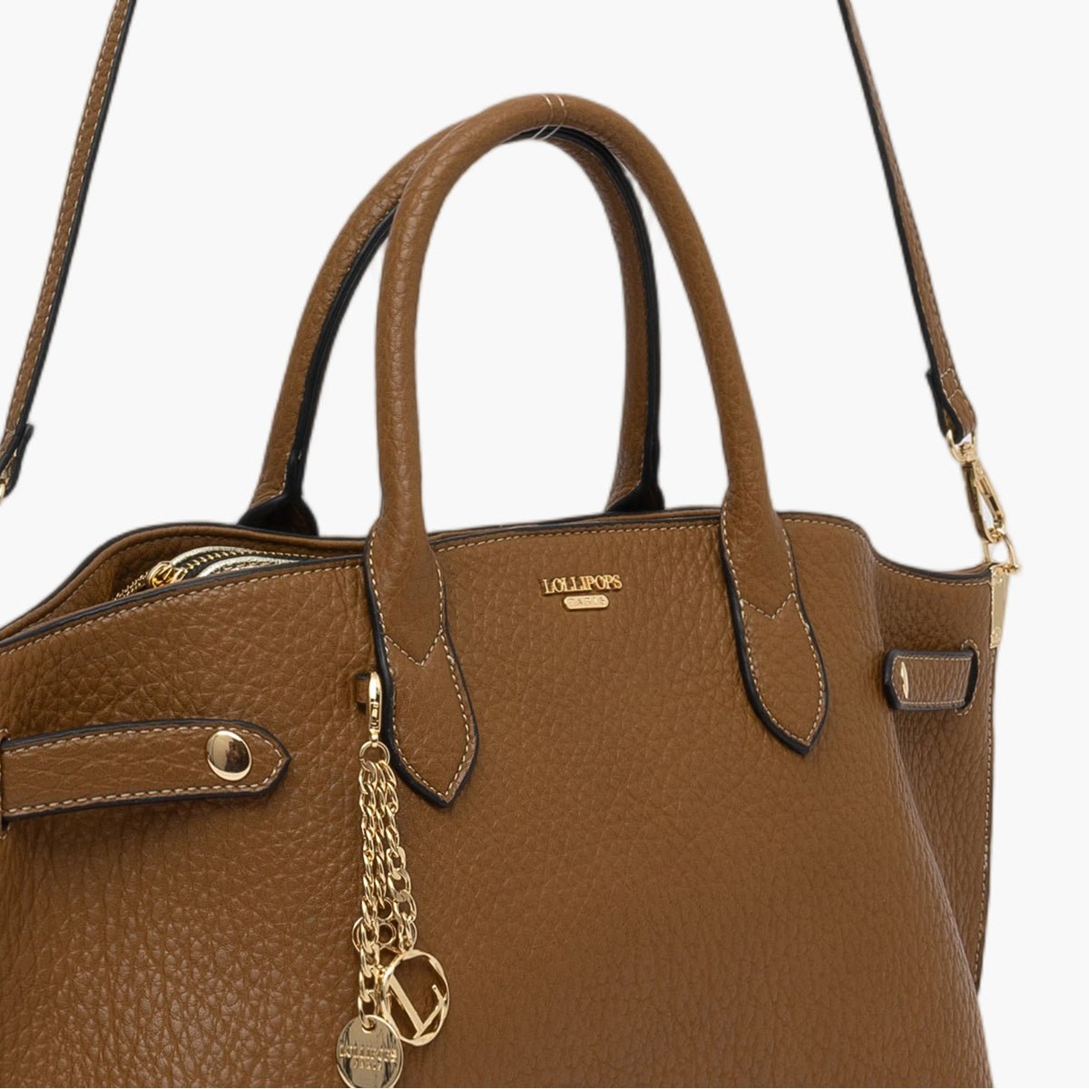 Sac shopper Todora camel,doré, LOLLIPOPS