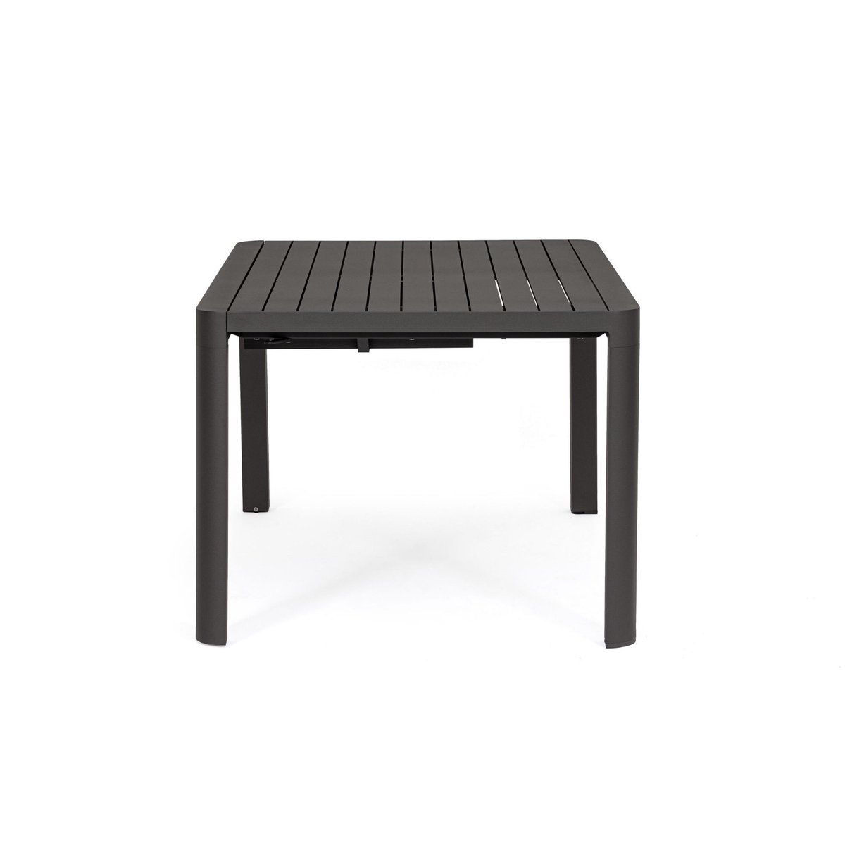 Table de jardin carrée extensible en métal L97/149 6/8 personnes - AVIGNON anthracite, HELLIN, DEPUIS 1862