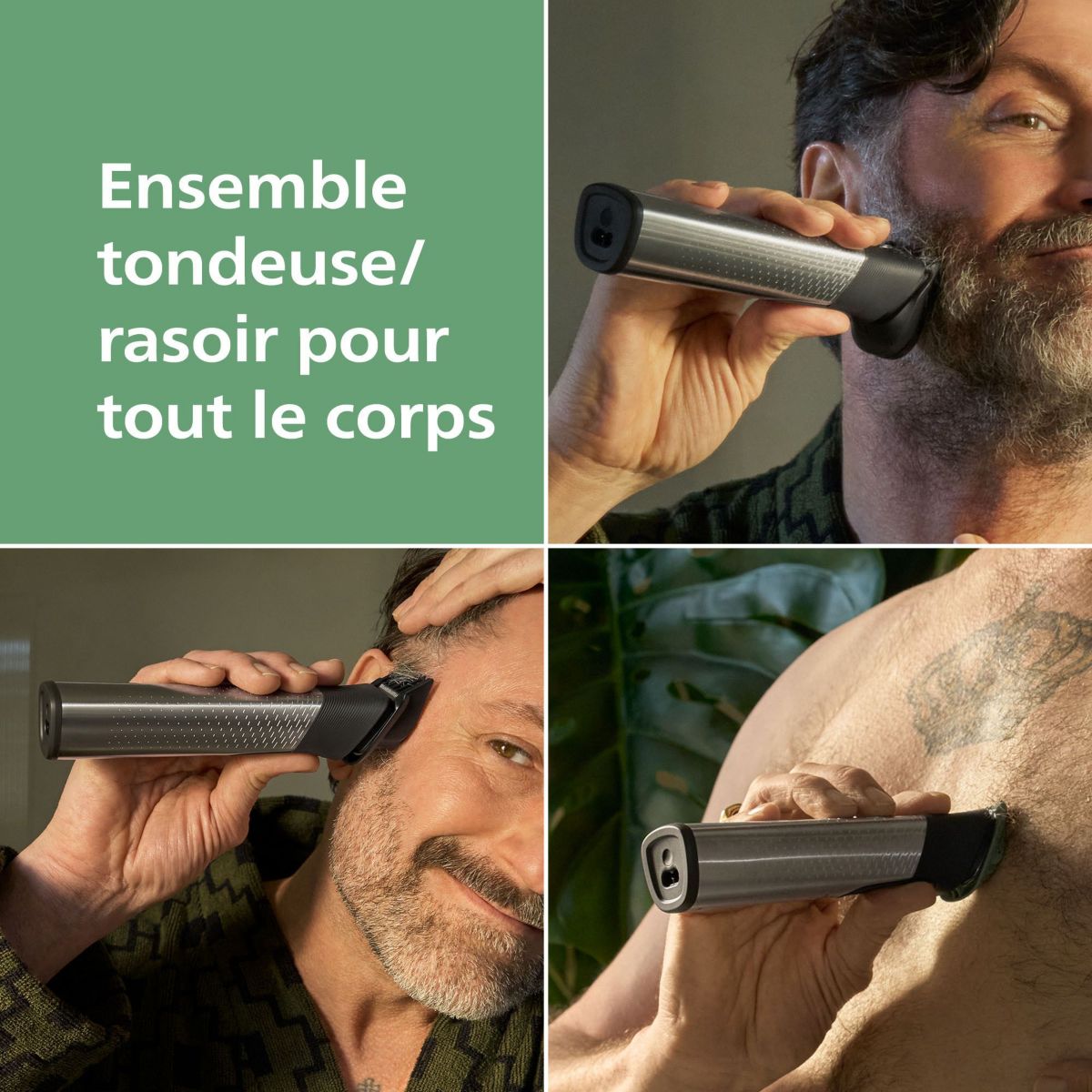 Tondeuse multi usages MG9557/15 Series 9000, 27 hauteurs de coupe, précision 0,2 mm, autonomie 120 mn couleur unique, PHILIPS