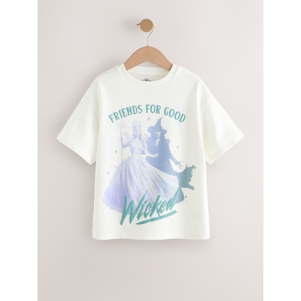 T-shirt oversize imprimé wicked blanc, NEXT