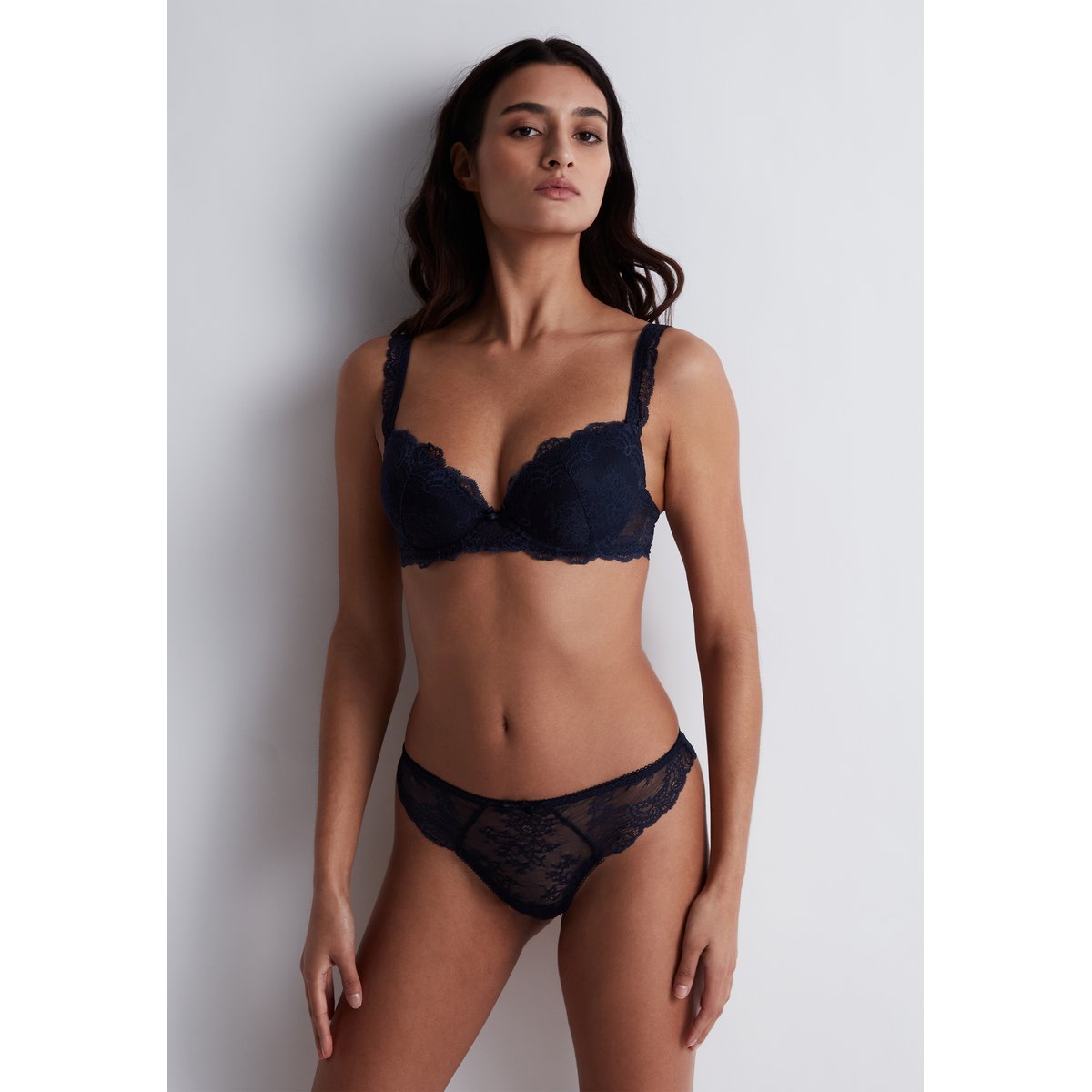 Soutien-gorge Push-up coques Danse des Sens bleu, AUBADE