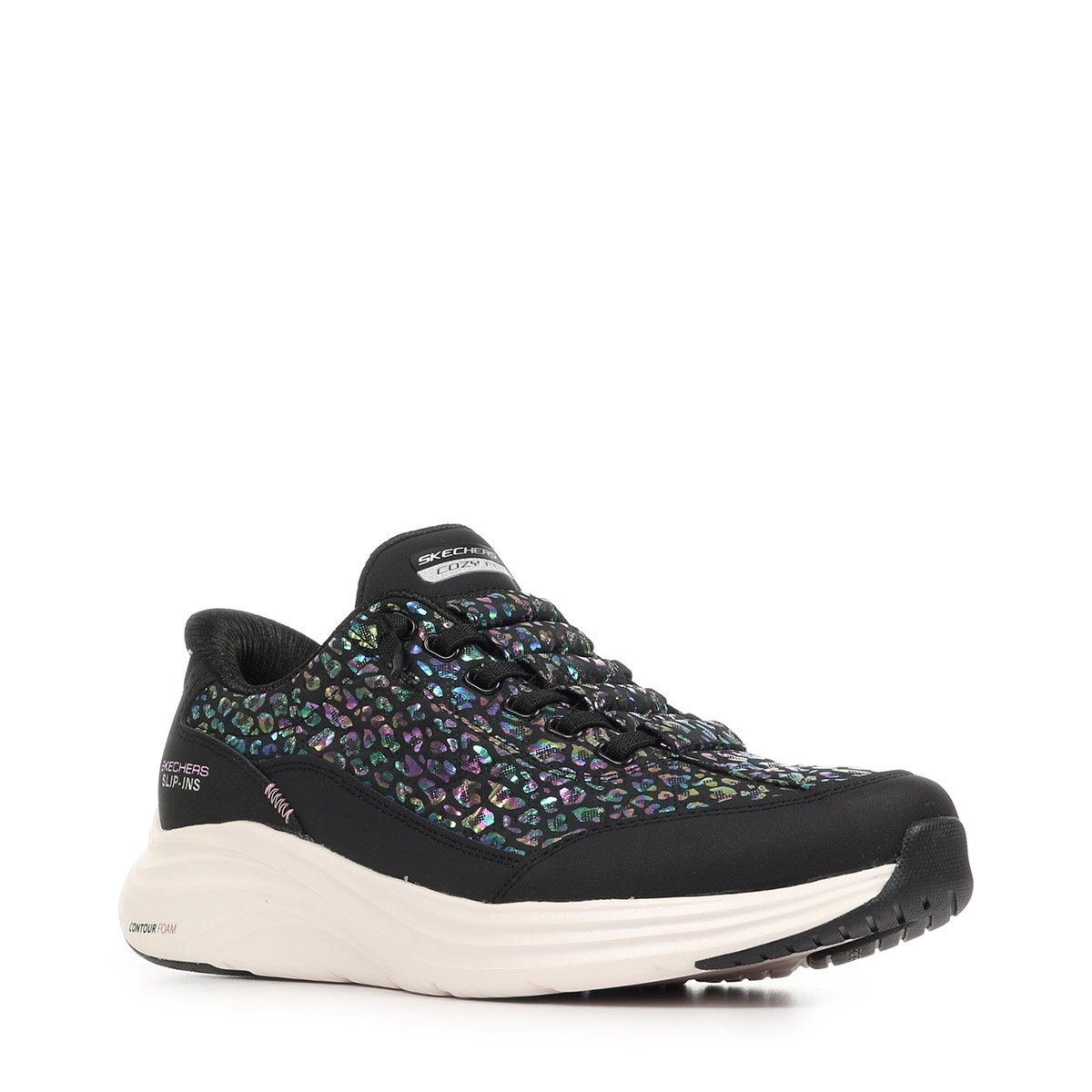 Baskets CONTOUR FOAM RADIANT GLOW black multi, SKECHERS