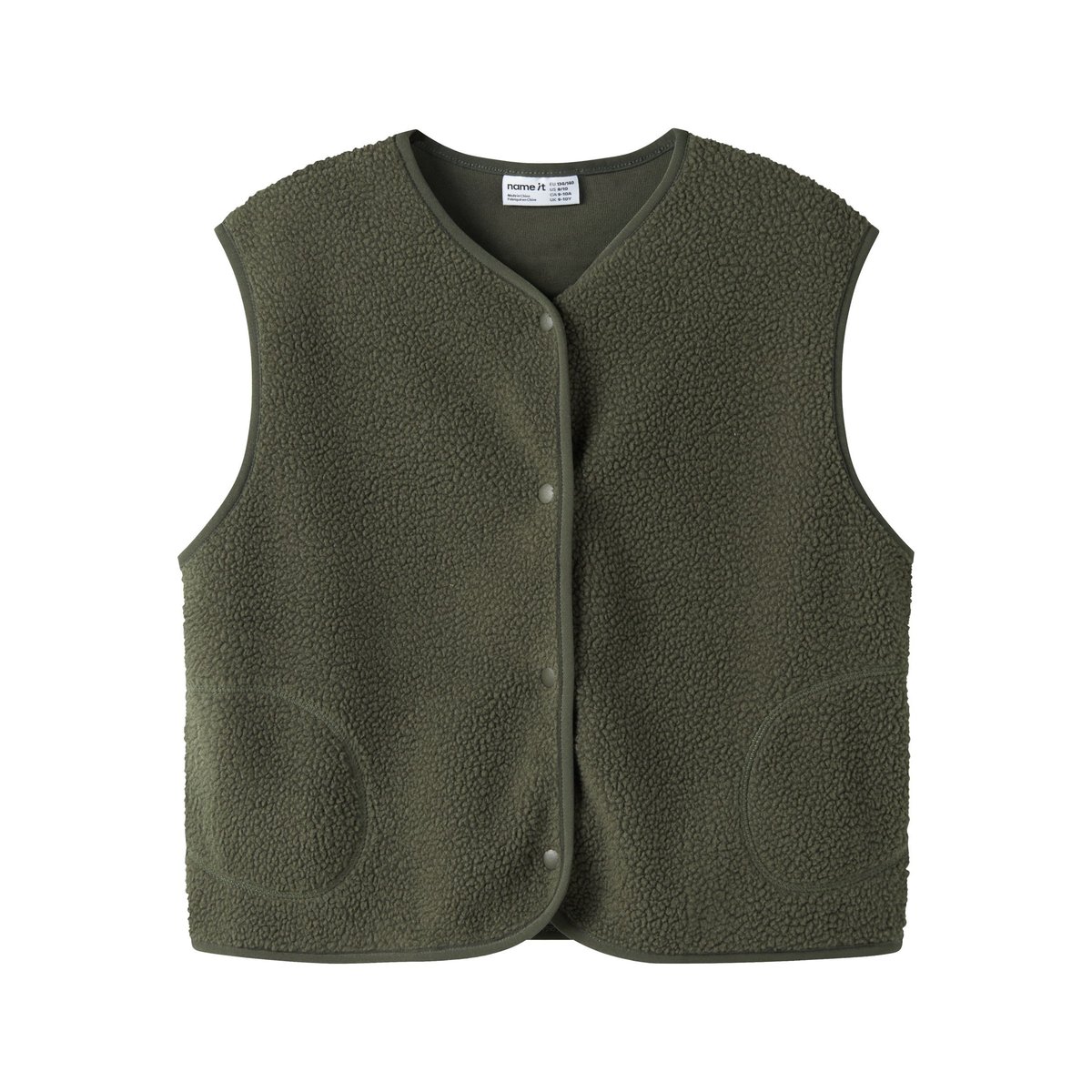 Gilet Sans Manches vert - olive night1, NAME IT