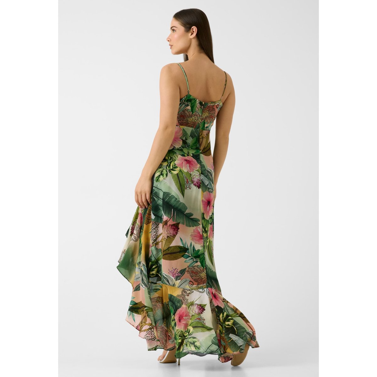 Maxi Imprimé Floral Dress fantaisie florale, GUESS