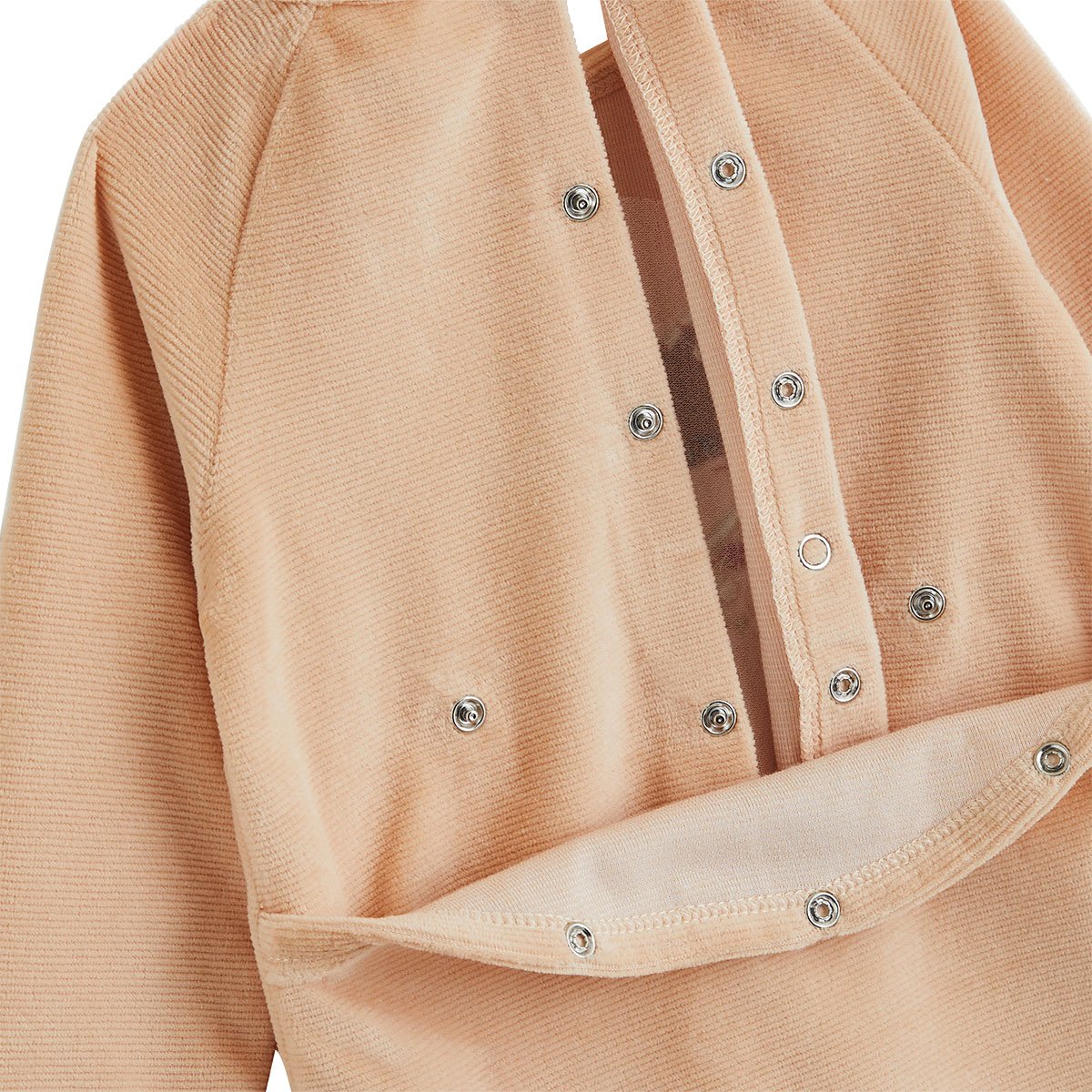 Pyjama bébé en velours Petite Rêveuse rose, PETIT BEGUIN
