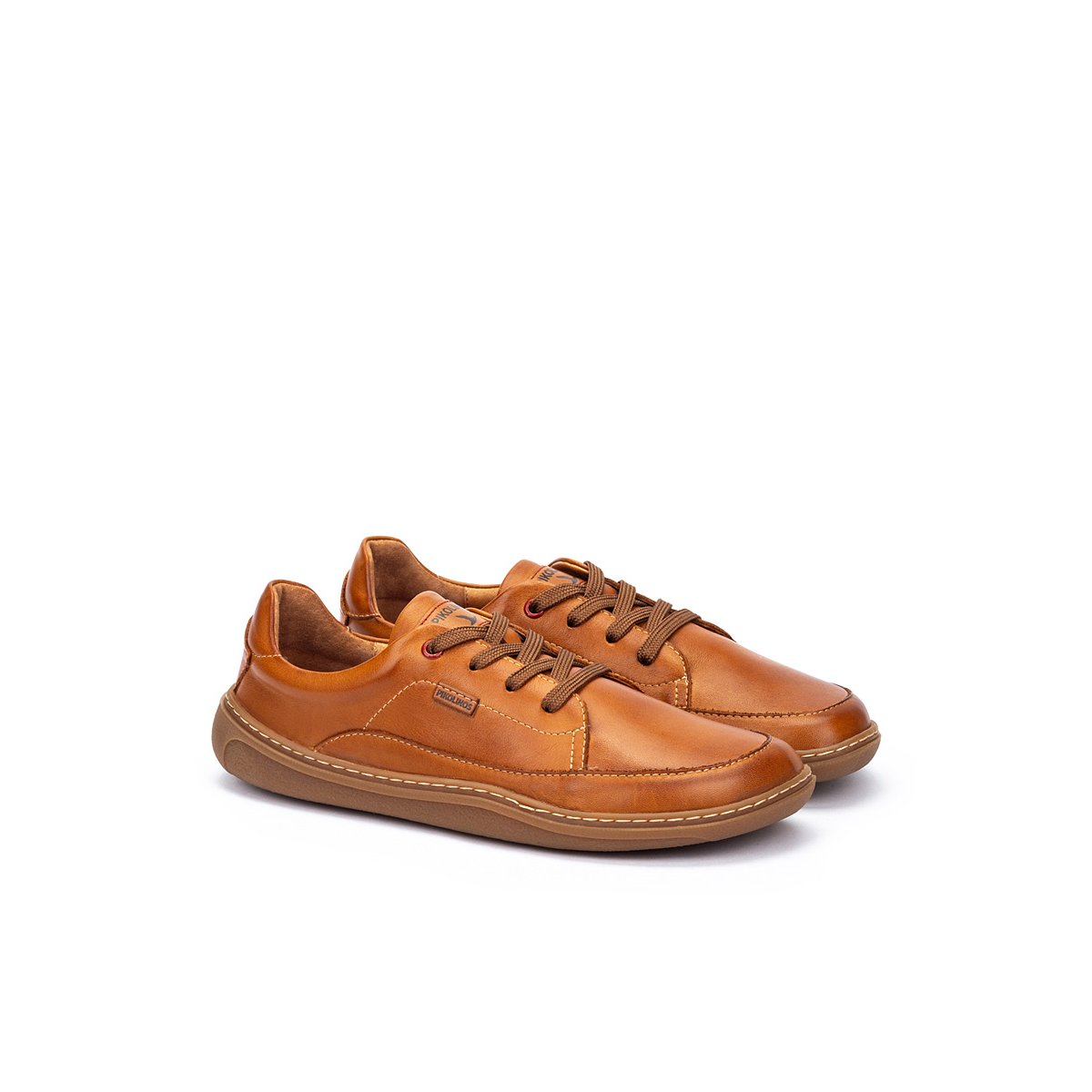 Chaussures plates cuir Aranjuez Barefoot brandy, PIKOLINOS