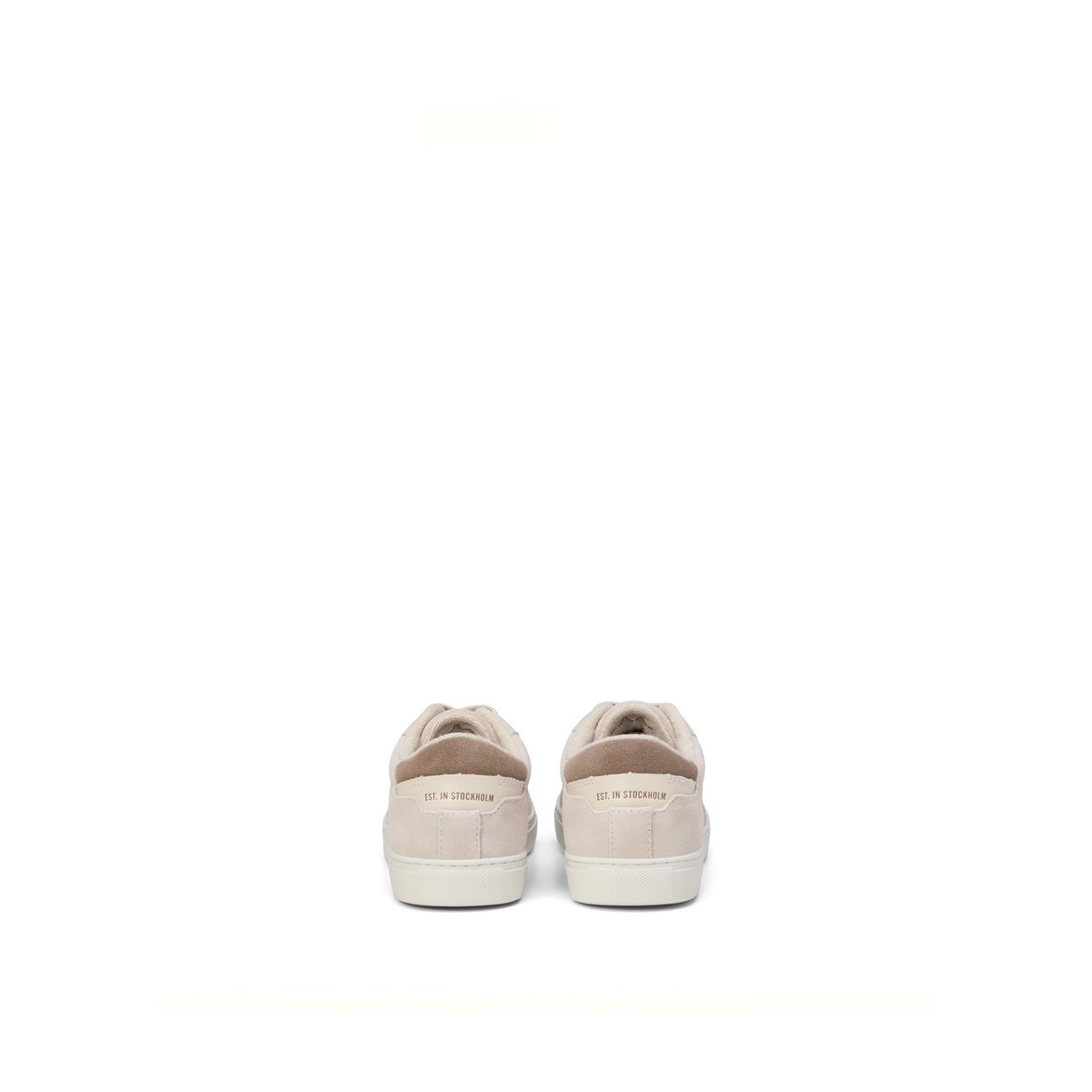 Baskets en cuir velours avec doublure en éponge beige, MARC O'POLO