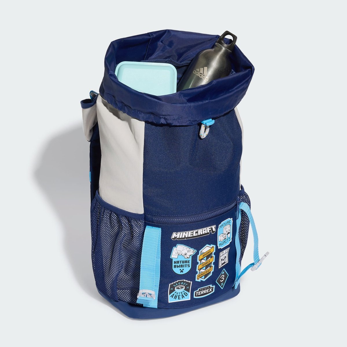 Sac À Dos Adidas Minecraft Sac À Dos Adidas Minecraft dark blue / light solid grey, ADIDAS SPORTSWEAR