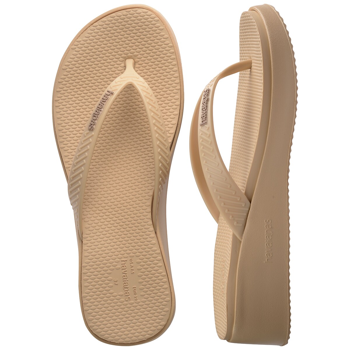 Infradito Hav. High Platform II oro bianco, HAVAIANAS