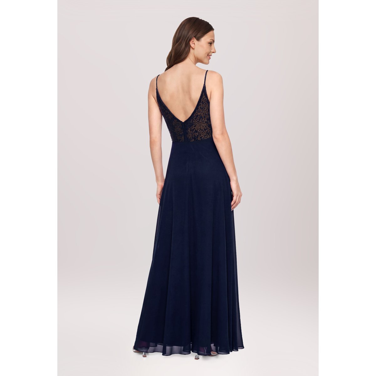 Robe de soirée à broderies night sky, VERA MONT