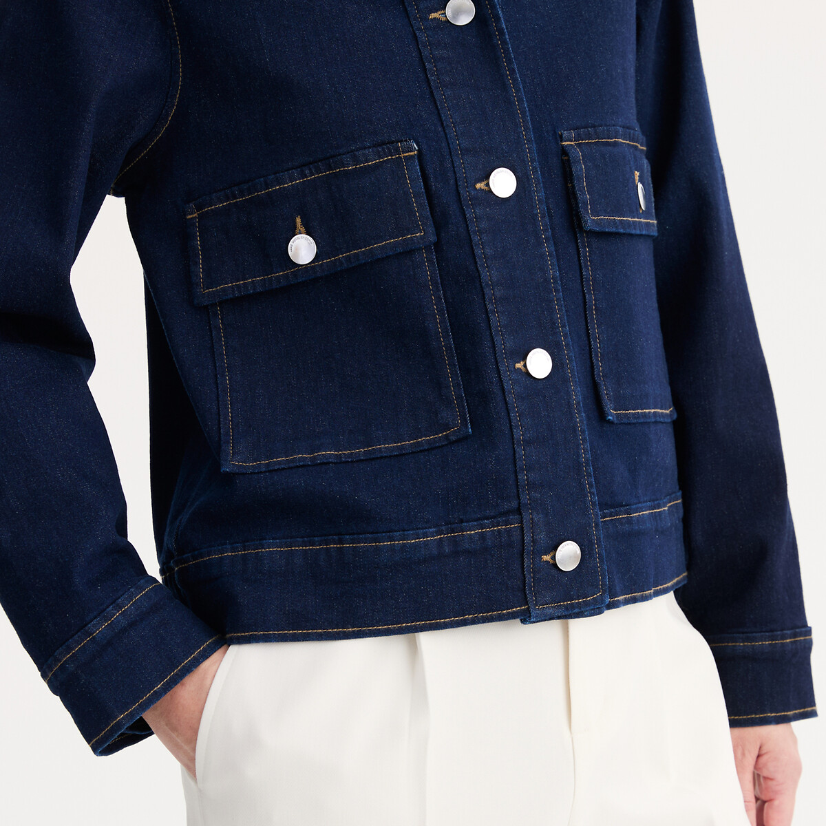 Veste en jean, coupe ample denim brut, ANNE WEYBURN